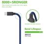 Micro USB Cable, 3Pack 10FT Android Charger Cable Long Nylon Braided Sync and Fast Charging Cord Compatible with Samsung Galaxy S7 S6 Edge, Kindle, Android Smartphones, Tablets and More