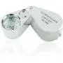 20X Illuminated Jeweler LED UV Lens Loupe Magnifier with Metal Construction and Optical Glass, with Kare and Kind Retail Package (20X x 21 mm, Silver)