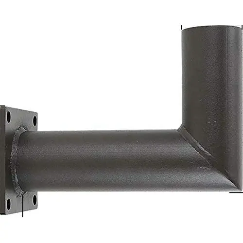 90 Degree Wall Mount Bracket with Tenon. Mounting Accessory. Steel Mount. Lighting Accessory. 90 Degree Wall Mount Bracket with Tenon. Mounting Accessory. Steel Mount. Lighting Accessory.