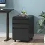 Dprodo 3 Drawers Mobile File Cabinet with Lock, Metal Filing Cabinet for Legal & Letter Size, Locking File Cabinet for Home & Office Full-Extension Drawers, Black Dprodo 3 Drawers Mobile File Cabinet with Lock, Metal Filing Cabinet for Legal & Letter Size, Locking File Cabinet for Home & Office Full-Extension Drawers, Black
