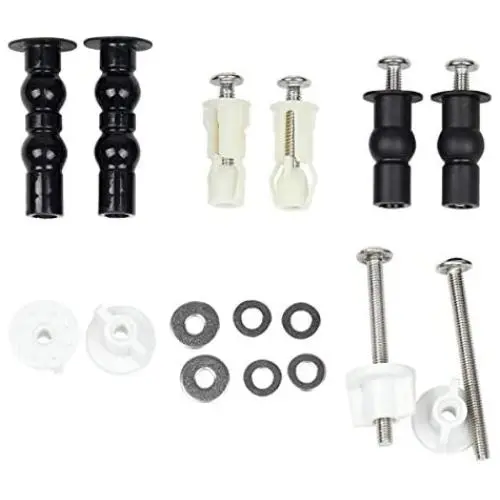 Toilet Seats Screws and Bolts Metal, Universal Toilet Seat Replacement Parts Kit Toilet Cover Hinges Bolt Screws Fixings Expanding Rubber Top Nuts Screws Toilet Seat Mount Hardware Tightening Kit Toilet Seats Screws and Bolts Metal, Universal Toilet Seat Replacement Parts Kit Toilet Cover Hinges Bolt Screws Fixings Expanding Rubber Top Nuts Screws Toilet Seat Mount Hardware Tightening Kit