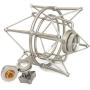 Weymic Wms-1 Silver Universal Microphone Shock Mount for B-Spark Mic, Atr2500,Metal Construction with Stand Arm Adapter