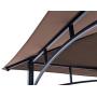 ABCCANOPY Grill Shelter Replacement Canopy Roof ONLY FIT for Gazebo Model L-GZ238PST-11 (Brown)