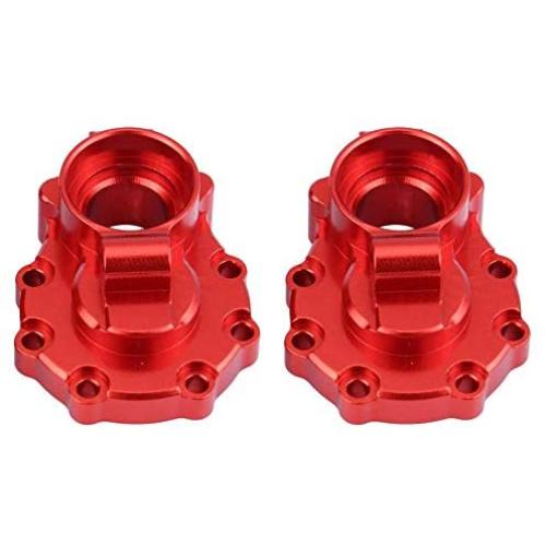 2pcs RC Drive Portal Housing, Aluminum Alloy Portal Drive Housing Rear for Traxxas TRX-4 1/10 Crawler RC Upgrade Part( Red)