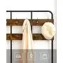 3-in-1 Coat Rack, AERMOO Vintage Metal and Wood Hall Tree, Entrance Storage Rack Storage Rack, with 2 layers of Shoe Racks, 12 Hooks, 1 Bench, for living Room, Bedroom, Office, Clothes Hats 3-in-1 Coat Rack, AERMOO Vintage Metal and Wood Hall Tree, Entrance Storage Rack Storage Rack, with 2 layers of Shoe Racks, 12 Hooks, 1 Bench, for living Room, Bedroom, Office, Clothes Hats