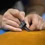 Set of 8, Metal Leather Skiver and Safety Beveler DIY Cutting Tool Kits with 6 Pieces Skiver Blades for Leather Craft DIY and Leather Making