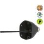 National Hardware V6203 LTCH DLUX BLK N346-202 5-7/8'' LokkLatch Deluxe Keyed Automatic Gate Lock Latch in Black