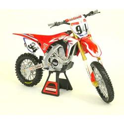 Orange Cycle Parts Die-Cast Replica Toy 1:6 Scale Model Ken Roczen Team Honda HRC Dirt Bike by NewRay 49593