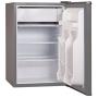 BLACK+DECKER BCRK25V Compact Refrigerator Energy Star Single Door Mini Fridge with Freezer, 2.5 Cubic Feet, VCM, Brushed Metal Finish