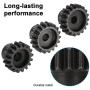 Motor Pinion Gear, M1 ￠5mm 17T-19TT 20T-22T RC Metal Pinion Motor Gear Set for 1/8 RC Buggy Truck Car (20T-22T)