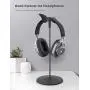 Headphone Stand, Desktop Headset Holder - Lamicall Desk Earphone Stand, for All Headsets Such as HyperX Gaming Headphones, Beats/Sony/Sennheiser Music Headphones - Black Headphone Stand, Desktop Headset Holder - Lamicall Desk Earphone Stand, for All Headsets Such as HyperX Gaming Headphones, Beats/Sony/Sennheiser Music Headphones - Black