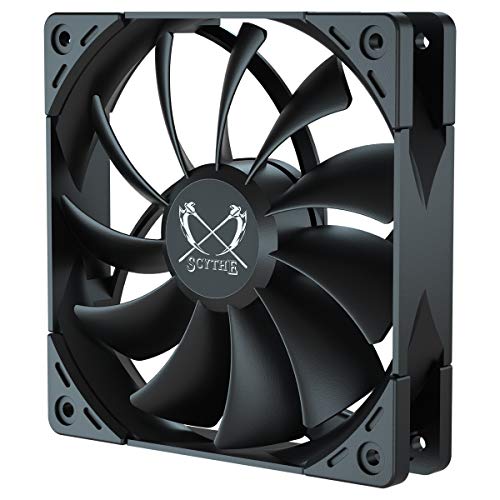 Scythe Kaze Flex 120mm Quiet Fan, PWM 300-1500RPM, Black