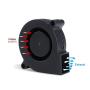 SoundOriginal 12V DC Brushless Blower Cooling Fan 50x50x15mm,for 3D Printer Humidifier Aromatherapy and Other Small Appliances Series Repair Replacement (12v Dual Ball Bearing 2pack)