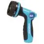 Aqua Joe AJHN102 Heavy Duty Indestructible Metal Multi Function Adjustable Hose Nozzle, w/Smart Throttle,w/ Smart Throttle