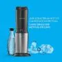 SodaStream Aqua Fizz Sparkling Water Machine (Black) with Co2 & Glass Carafes