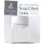 Ziggurat Dryer Duct Connector | STV-90 Version 2 | Laundry Dryer Snap to Vent 90 Degree Elbow