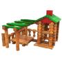 LINCOLN LOGS – Classic Meetinghouse - 117 Parts - Real Wood Logs - Ages 3+ - Collectible Tin - Best Retro Building Gift Set for Boys/Girls – Creative Construction Engineering – Preschool Education Toy