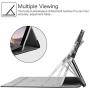 Fintie Case for Microsoft Surface Pro 7 Compatible with Surface Pro 6 / Surface Pro 5 12.3 Inch Tablet, Hard Shell Slim Portfolio Cover Work with Type Cover Keyboard, Black