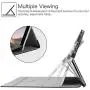 Fintie Case for Microsoft Surface Pro 7 Compatible with Surface Pro 6 / Surface Pro 5 12.3 Inch Tablet, Hard Shell Slim Portfolio Cover Work with Type Cover Keyboard, Black