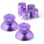 Metal Thumbsticks Joysticks for Xbox One, Aluminum Alloy ABXY Bullet Buttons Analog Grip Replacement Parts for Xbox One, Xbox One S/X, Xbox Series X Controllers with Installation Tools(Purple) Metal Thumbsticks Joysticks for Xbox One, Aluminum Alloy ABXY Bullet Buttons Analog Grip Replacement Parts for Xbox One, Xbox One S/X, Xbox Series X Controllers with Installation Tools(Purple)