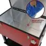 Clevr 68 Quart Qt Red Patio Cooler Ice Chest with Foosball Table Top, Portable Patio Party Bar Cold Drink Rolling Cart on Wheels with Tray Shelf,17 Gallon/ 65L Outdoor Rolling Beverage Cart Clevr 68 Quart Qt Red Patio Cooler Ice Chest with Foosball Table Top, Portable Patio Party Bar Cold Drink Rolling Cart on Wheels with Tray Shelf,17 Gallon/ 65L Outdoor Rolling Beverage Cart