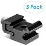 Neewer Black Metal Cold Shoe Flash Stand Adapter with 1/4-inch -20 Tripod Screw (5 Packs) Neewer Black Metal Cold Shoe Flash Stand Adapter with 1/4-inch -20 Tripod Screw (5 Packs)
