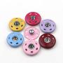 YAIKOAI 50 Sets Sew-on Snap Buttons Metal Snaps Fastener Button Sewing Press Buttons for Clothing, Coats, Jackets, Sweaters, Cardigan, Shawls, Pants, Crafts, Gold