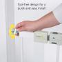 Safety 1st Easy Install Auto-Close Baby Gate with Pressure Mount Fastening, White