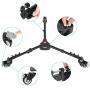Neewer Photography Tripod Dolly, Heavy Duty with Larger 3-inch Rubber Wheels, Adjustable Leg Mounts and Carry Bag for Tripods, Light Stands for Photo Video Lighting, Load up to 50 pounds