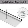 BAINING Metal Door Draft Stopper, Under Door Sweep Bottom Blocker with Rubber Seal Strip, Aluminum Sweeps for Home Doors Rodent Proof 2'' W x 36'' L, Silver BAINING Metal Door Draft Stopper, Under Door Sweep Bottom Blocker with Rubber Seal Strip, Aluminum Sweeps for Home Doors Rodent Proof 2'' W x 36'' L, Silver