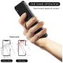 iRing Link-Detachable Plate for Wireless Charging, Include Hook Mount for Wall or Car Cradle. Original AAUXX Cell Phone Ring Grip Finger Holder Mobile Stand, Universally Compatible(Matt Black)