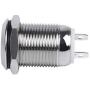 Larcele Mini Push Button Switch Waterproof Momentary Metal Automatic Return Button Switch JSANKG-01,5 Pieces (12mm)