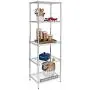 Honey-Can-Do SHF-01054 5-tier chrome shelving unit, 250 lbs Honey-Can-Do SHF-01054 5-tier chrome shelving unit, 250 lbs