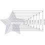 WOWOSS 32 Pieces Cutting Dies Stencil Metal Template Moulds, 4 Different Shapes Embossing Tools for Scrapbook, Album, Paper DIY Crafts & Card Making