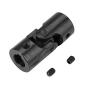 U-Joint Motor Connector, 16 x 32 x 70mm DIY Steering Universal Joint Made of Metal for Connecting Model Cars, Model Ships, Robots