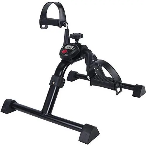 Vaunn Medical Folding Pedal Exerciser with Electronic Display for Legs and Arms Workout (Fully Assembled Exercise Peddler, no Tools Required) Vaunn Medical Folding Pedal Exerciser with Electronic Display for Legs and Arms Workout (Fully Assembled Exercise Peddler, no Tools Required)