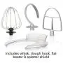 Hamilton Beach Electric Stand Mixer, 4 Quarts, Dough Hook, Flat Beater Attachments, Splash Guard 7 Speeds with Whisk, Red Hamilton Beach Electric Stand Mixer, 4 Quarts, Dough Hook, Flat Beater Attachments, Splash Guard 7 Speeds with Whisk, Red