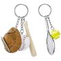Metal Split Keychain Rings with Chain Keychain Ring with Open Jump Ring Connector 1inch/25mm Key Rings Nickel Plated Split Key Rings with Chain and Jump Rings Bulk for Keychain Lanyard 120pcs Hywei