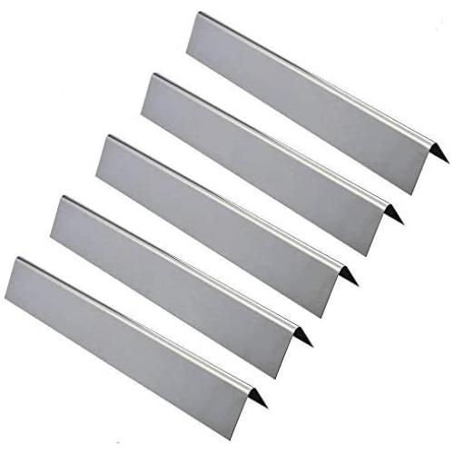GasSaf Flavorizer Bar 304 Stainless Steel Replacement for Weber Genesis 300,E310,S310,E330,EP310,EP320,EP330,S310,S330 Series Grill(5 Packs)