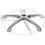 20.5'' Stool Chair Base Replacement Parts to Repair Office Swivel Pneumatic Stool Bottom, Strong Aluminum Metal 20.5'' Stool Chair Base Replacement Parts to Repair Office Swivel Pneumatic Stool Bottom, Strong Aluminum Metal