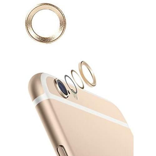 BisLinks Metal Rear Camera Lens Cover Ring Protector Gold Replacement Part for iPhone 6