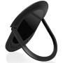 Cell Phone Ring Holder，Finger Ring Stand Universal 360 Degree Rotation Super-Thin Ring Grip for Magnetic Car Mount, All Smartphones and Tablets. (Black, 1Pack)