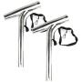 2pcs Boat Fishing Rod Holder Stainless Steel Outrigger Mount Fishing Pole Holder