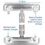 Upgraded 20 PCS W10712395 Dishwasher Upper Rack Adjuster Metal Kit & Compatible with kenmore whirlpool kitchen aid,Dishwasher Parts Replacement for W10250159 W10350375 AP5957560 W10712395VP