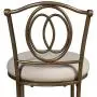 Hillsdale Emerson Metal Vanity Stool, Golden Bronze