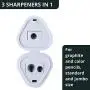 Mr. Pen- Pencil Sharpener for Colored Pencils, 3 Pack, 3 Hole, Pencil Sharpener Manual, Art Pencil Sharpeners, Jumbo Pencil Sharpener, Artist Pencil Sharpener, Colored Pencil Sharpener Mr. Pen- Pencil Sharpener for Colored Pencils, 3 Pack, 3 Hole, Pencil Sharpener Manual, Art Pencil Sharpeners, Jumbo Pencil Sharpener, Artist Pencil Sharpener, Colored Pencil Sharpener