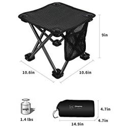 KingCamp Camping Stool Small Protable Backpacking Slacker Chair