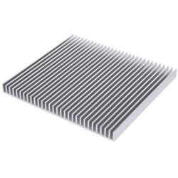 Awxlumv Large LED Aluminum Heatsink 200 x 220 x 18mm / 7.87 x 8.66 x 0.7 Inch Cooler 30 Fins Heat Sink Board