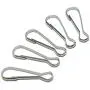 INNETOC 100 Pcs - Metal Spring Hooks 1 1/2'' 38mm Purse Pulis Snap Clip for Lanyard Zipper Pull Id Card (38mm, Nickel) INNETOC 100 Pcs - Metal Spring Hooks 1 1/2'' 38mm Purse Pulis Snap Clip for Lanyard Zipper Pull Id Card (38mm, Nickel)