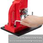 sunseen Button Maker Badge Machine with Free 500 Sets Button Parts Circle Cutter Rotate Badge Punch Press for DIY Badges (58mm)